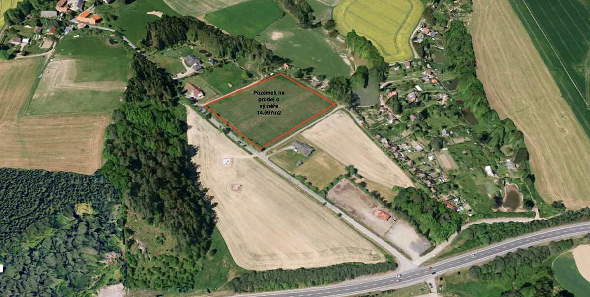 Prodej stavebního pozemku 14097 m²